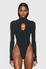 Ballari Cutout Pearl Bodycon Bodysuit