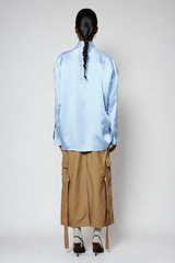 Balthazar Bow Ruch Satin Shirt