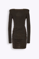 Blakely V Neck Rhinestone Dress