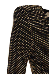 Blakely V Neck Rhinestone Dress