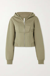 Camila Cotton-jersey Hooded Top