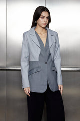 Chozen Contrast Color Blazer