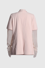 Clementine Mesh Short Sleeves Blazer