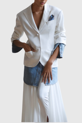 Eshani Denim Deconstruct Blazer