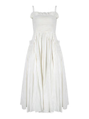 Smocked Long Dress