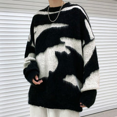 Grunge Aesthetic Fuzzy Sweater