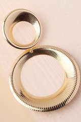 Hadassah Circle Drop Earrings