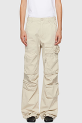 Isha Pocket Cargo Pants In Apricot