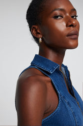 Jamie Metal Ring Rhinestone Embellished Earrings