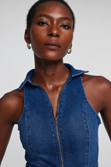 Jamie Metal Ring Rhinestone Embellished Earrings