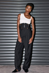 Kiara Fishbone Button Pants