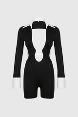 Kriti Cutout Backless Long Sleeve Jumpsuit