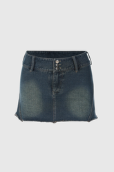 Lexi Denim Bodycon Mini Skirt