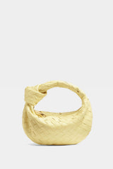 Mackenzie Leather Clutch Bag In Yellow