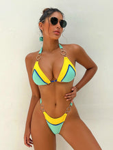 Sexy Triangle Bag Split Swimsuit