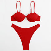 red bikini Swimsuit Beach for Women