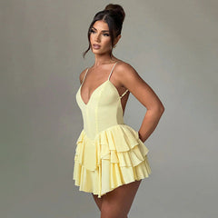 Zara Chiffon Mini Dress