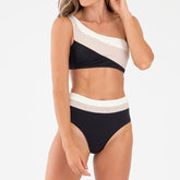 Swimsuit Women Split Bikini Stitching Color