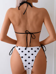 Bikini Lace-Up Triangle Soft Pack Swimsuit