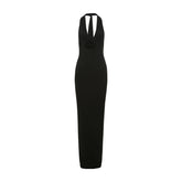 ZARA SLEEK SIREN HALTER DRESS