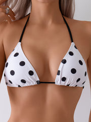 Bikini Lace-Up Triangle Soft Pack Swimsuit