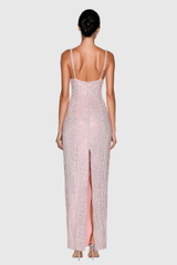 Pippa Rhinestone Spaghetti Maxi Dress