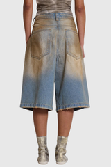 Pranavi Hayley Wide Leg Midi Jeans