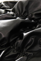 Reese Ruched Leather Jacket