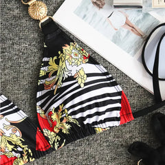 Summer Sexy Print Bikinis 2024 Women's Swimwear Female Swimsuit Swimming Bathing Suits Brazilian Bikini Set Beachwear Bather