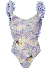 Bikini Set Sexy Petal Trim One Piece Swimsuits and Cover Ups Holiday Beach Dress Push Summer Beachwear Backless Swimwear Luxury