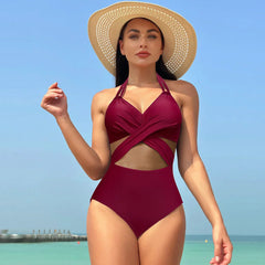 2024 New Sexy Micro Bikini Women Push Up Padded Thong Swimsuit Female Cut Out Bathing Suit Swimwear Trajes De Baño