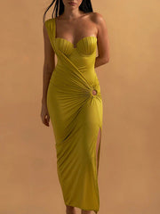 Sexy Suspenders Solid Color Women's Bikini 2024 Designer New Luxury Backless One-Piece Beach Swimsuit And Skirt