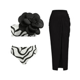 ZAFUAZ Vintage 2024 Women Swimwear Two Piece Swimsuit Luxury Bikini Beach Dress Designer Bathing Suit Summer Surf Wear Beachwear