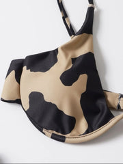 Tie Dye Bikini 2022 Skirts 3 Pieces Set Push Up Swimsuit Women Underwired Swimwear Female Sexy Bathing Suit Beach Wear