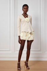 Sarahi Mesh Flower Mini Skirt