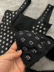 2024 newest Fashion brand Women swimwears diamonds letters Swimwear Women swimsuits lady bikinis suits S M L XL