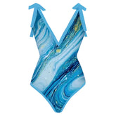 Bikini 2024 Women One-Piece Color Contrast Monokini Swimsuit With 1pcs Skirt Cover Up Hawaiian Bathing Suit Trajes De Bano Mujer