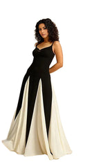 Two tone Maxi Dress