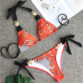 Summer Sexy Print Bikinis 2024 Women's Swimwear Female Swimsuit Swimming Bathing Suits Brazilian Bikini Set Beachwear Bather