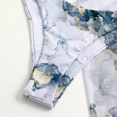 Bikini 2024 Women Two Piece Swimsuit With 1pcs Sarong Cover Ups Sexy Deep V-Neck Sling Swimwear Hawaiian Casual Bathing Suit