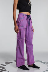 Zaylee Pocket Fringe Cargo Jeans