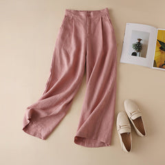Women's Solid Color Loose Casual Pants