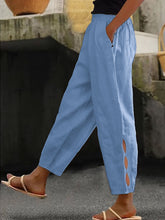 Leisure Hollow Button Pants