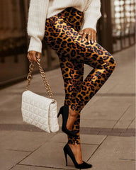 Women's Casual Snake Pattern Tights