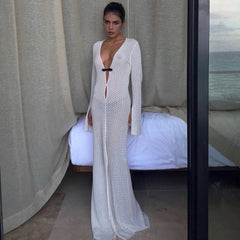 Ayla Dress �White Crochet