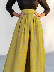 Solid Color Loose Wide Leg Trousers Casual Pants Bottoms