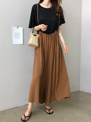 Loose Plus Size Chiffon Light Wide-leg Jumpsuits