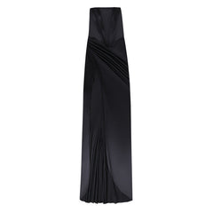 Olivia Satin Strapless Dress