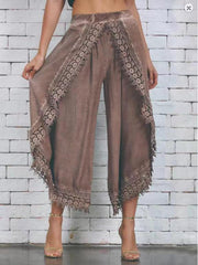 Women's Lace Lace Harlan Pants Wide Leg Pants