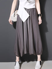 3 Colors Elasticity Cuprammonuium Knickerbockers Culotte Pants